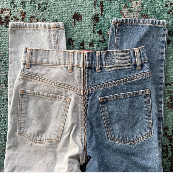REVICE Jeans Unique Two-Tone Design Excellent Condition Size 27 - Picture 4 of 5